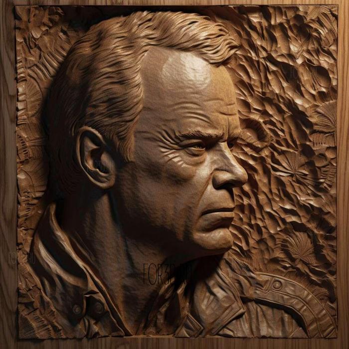 Jack Bauer 3 stl model for CNC